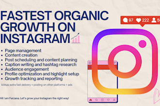 be your instagram manager and content creator