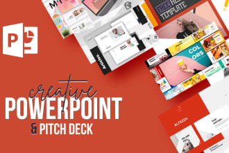 design a professional and modern powerpoint presentation