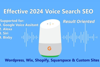 do 2024 voice search SEO optimization for any website