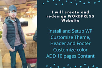 design and develop responsive wordpress website