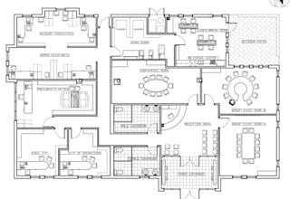redraw blueprint and  2d site plan floor plan for real estate