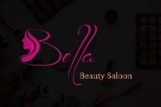design watercolor or feminine floral logo