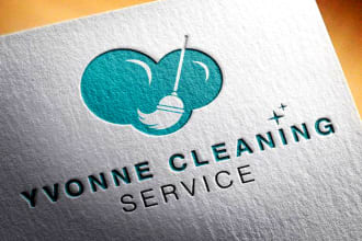 make amazing cleaning and maintenance logo design for you