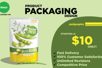 do label, mailer box, and product packaging design