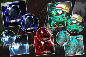 edit and design anime or manga or gaming logo
