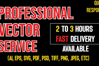 do vector tracing, vectorize image, convert logo to vector