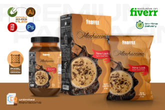 do packaging box design and product box design with die cut