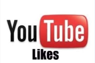 give 500 youtube likes to your video, all likes deliver with 1 days
