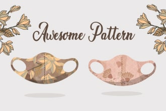 make an awesome abstract or cute seamless pattern design