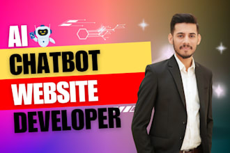 develop ai website, ai chatbot, ai web application, ai software developer