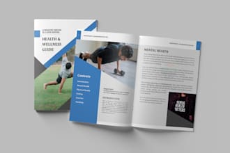 create annual report, ebook, booklet and case study pdfs
