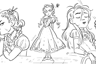 draw sketches with your character