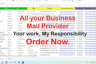 do b2b lead generation, prospect email lead list building by linkedin