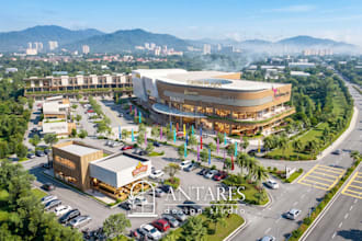 render realistic architectural visualization