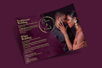 design a clean, unique, professional flyer