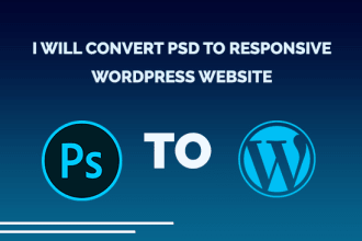 convert psd, figma, html and ai to wordpress elementor pro