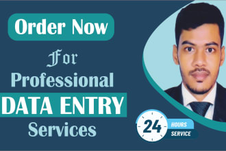 do data entry, web research, email collect, file conversion, and copy paste
