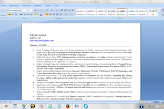 write resumes for IT domains, sap, mba marketing and hr