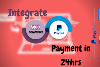 integrate paypal payment gateway with woocommerce