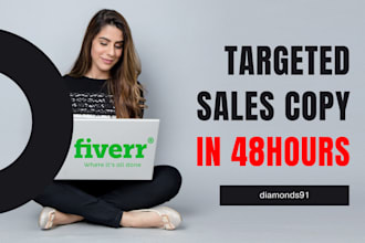 write a targeted sales copy for your funnel
