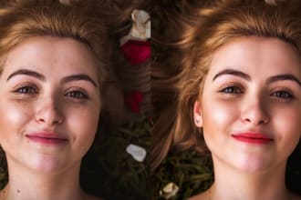 do high end photo retouching and editing