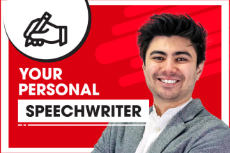 write your speech for any occasion