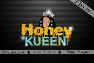 do 3 eye lash, hair extensions and boutique logo design