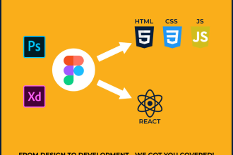 convert your figma or xd to react js