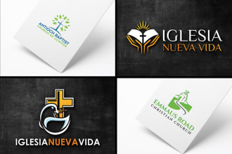 design unique minimalist church logo in 24 hours