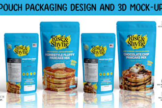design packaging pouch bag design for you