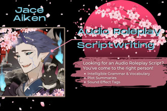 write asmr roleplay scripts for you