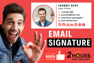 design html email signature or clickable email signature