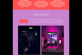 design a PSD website, web template, or PSD mockup