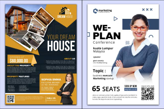 design a professional marketing flyer