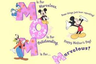 design a beautiful message card for Your Mother on Mothers Day