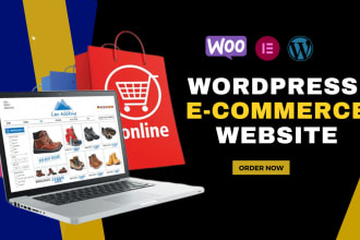 build a wordpress ecommerce website online store