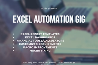 do microsoft excel files automation using vba macro
