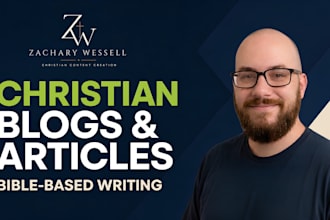 write engaging christian blog posts and articles