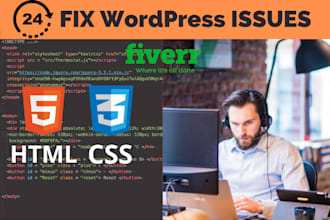 fix wordpress HTML or CSS issue