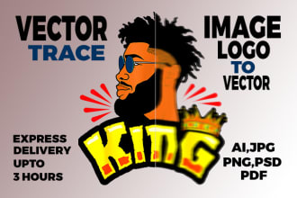 vectorise,revamp,redo,recreate,resize logo convert to vector