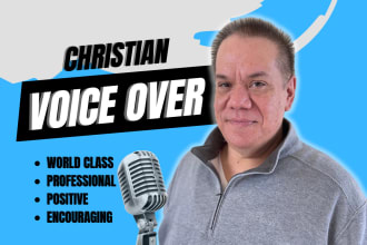 record a professional voice over for your church