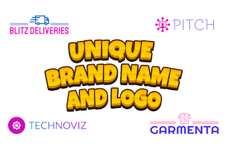 create catchy brand name, business name, company name ideas