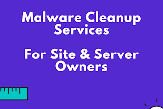 do malware clean up services for sites and servers