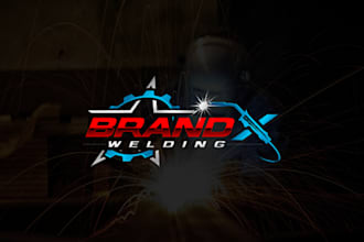 design modern welding business logo