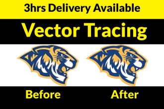 convert raster logo or image to vector