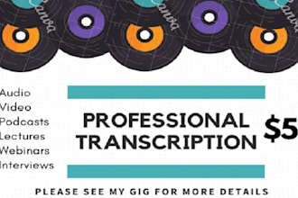 deliver accurate and professional transcription