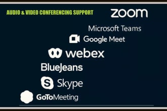 provide support for ms team, skype, google meet, zoom etc