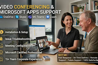 provide support for ms team, skype, google meet, zoom etc