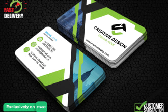 do unique and modern business card design