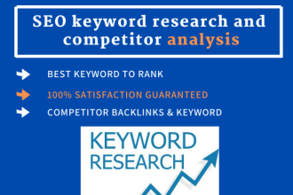 do best SEO keyword research and competitor analysis
